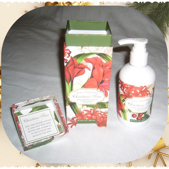Luxurious Christmas, Time hand and body lotion by Michel Designs nib - Picture 2 of 4